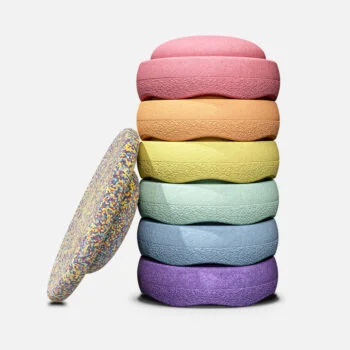 Stapelstein rainbow set pastel, mavrica