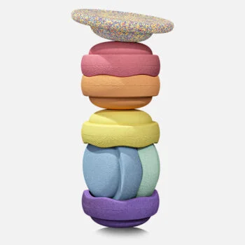 Stapelstein rainbow set pastel, mavrica